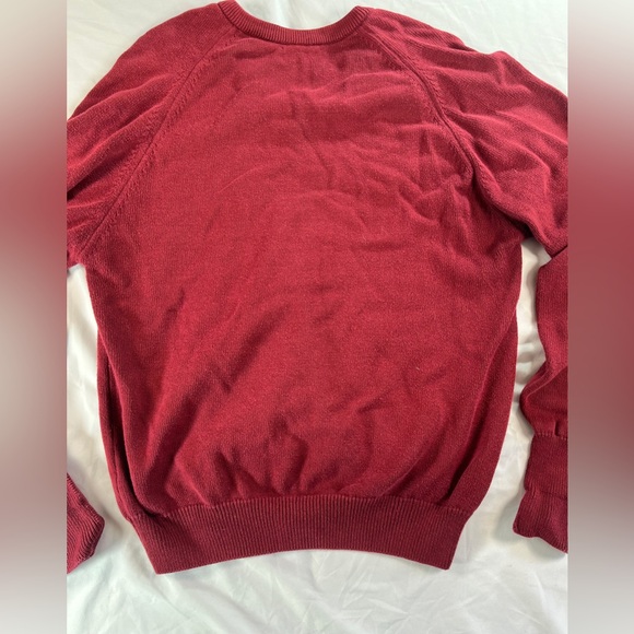 Men's Vintage Pickering Red Long Sleeve Lake Sunapee Country Club Sweater Large - Picture 13 of 15